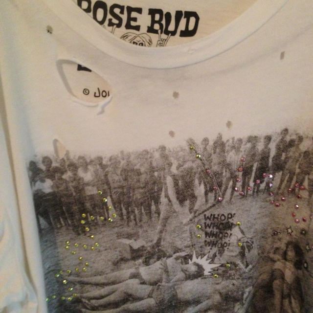 ROSE BUD(ローズバッド)のローズバッド パンクTシャツ♡ レディースのトップス(Tシャツ(半袖/袖なし))の商品写真