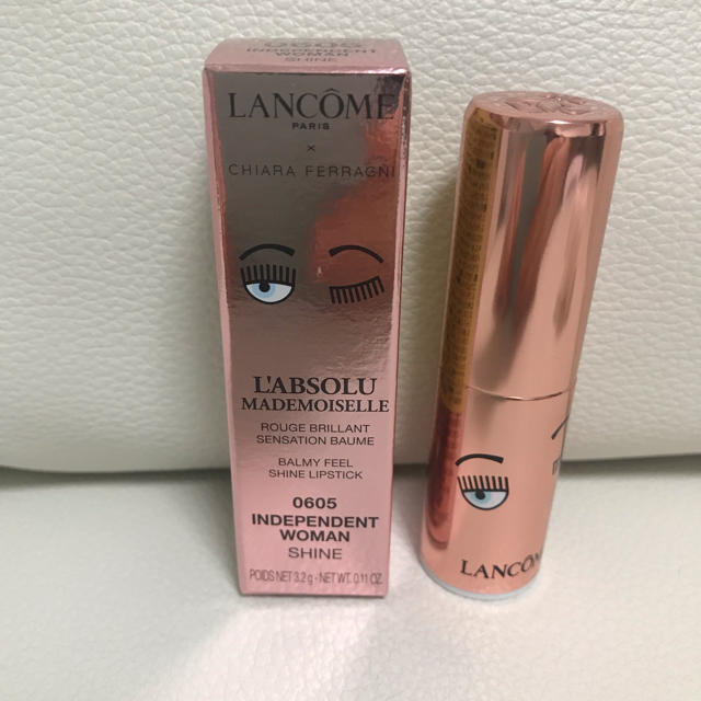 LANCOME(ランコム)のLANCONE ラプソリュ マドモワゼルシャイン キアラ フェラーニ 限定 コスメ/美容のベースメイク/化粧品(口紅)の商品写真