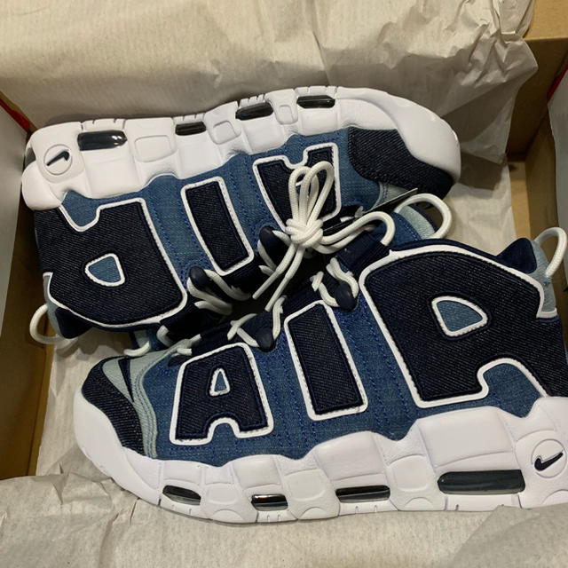 NIKE(ナイキ)のNIKE AIR MORE UPTEMPO DENIM 24.5cm メンズの靴/シューズ(スニーカー)の商品写真