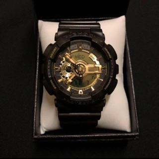 ジーショック(G-SHOCK)のG-SHOCK 5146 GA-110BR 茶&金(腕時計(デジタル))