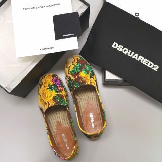 ディースクエアード(DSQUARED2)のDSQUARED ディースクエアード ジュートサンダル エスパドリーユ 新品(サンダル)