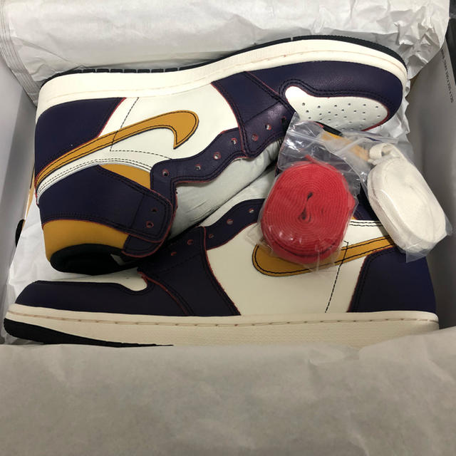 【値下げ可】SB × Air jordan 1  LA TO CHICAGO靴/シューズ