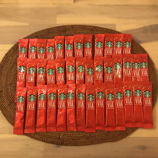 スターバックスコーヒー(Starbucks Coffee)のスターバックス VIA クリスマスブレンド 40本(コーヒー)