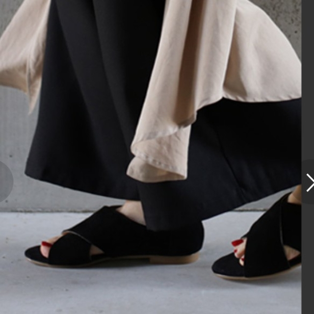 antiqua(アンティカ)のゆっちゃん様専用アンティカ☆本革スエードサンダル レディースの靴/シューズ(サンダル)の商品写真