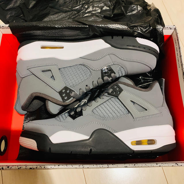 NIKE(ナイキ)のAir Jordan 4 Retro GS Cool Grey 24.5cm レディースの靴/シューズ(スニーカー)の商品写真