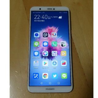 アンドロイド(ANDROID)のsimフリー Huawei nova lite 2 ゴールド(スマートフォン本体)