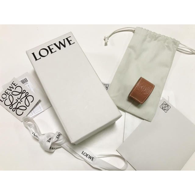 新品未使用 loewe スモールスラップブレスレット タン