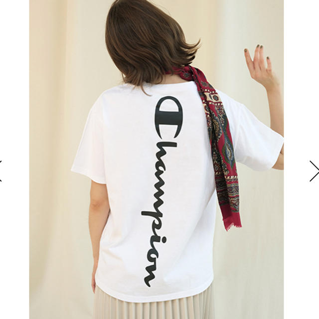 新作！新品タグ付きFRAY ID × チャンピオン Tシャツ