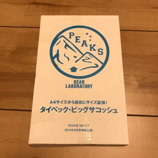 PEAKS タイベック・ビッグサコッシュ(登山用品)