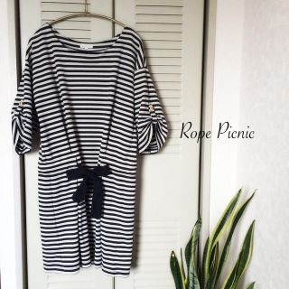 ロペピクニック(Rope' Picnic)のボーダーワンピース(ひざ丈ワンピース)