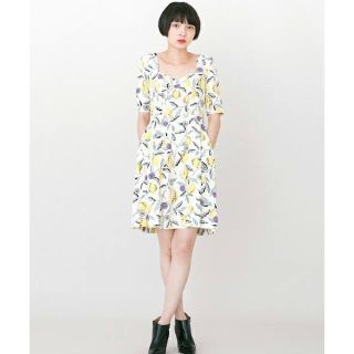 マザー(mother)のmother lemon dress M(ひざ丈ワンピース)