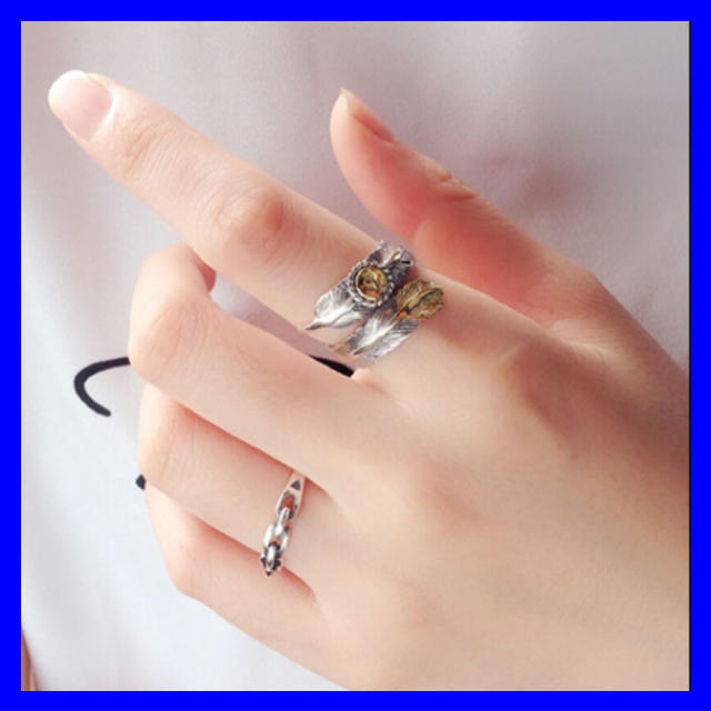フェザーリング ココペリ 男女兼用 フリーサイズ メンズのアクセサリー(リング(指輪))の商品写真