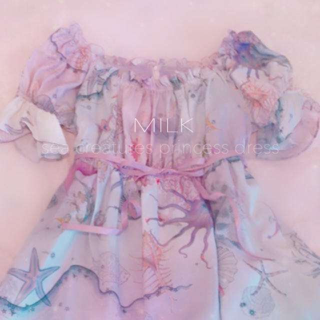 MILK(ミルク)のMILK ♡ sea creatures プリンセスdress レディースのワンピース(ひざ丈ワンピース)の商品写真