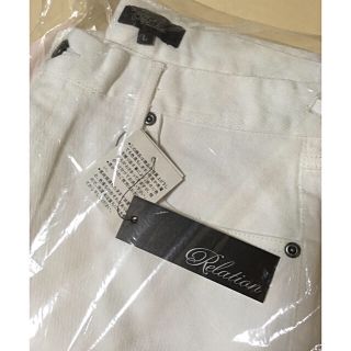 Relation メンズ ズボン・パンツ 綿99% 白 Lサイズ 新品 (その他)