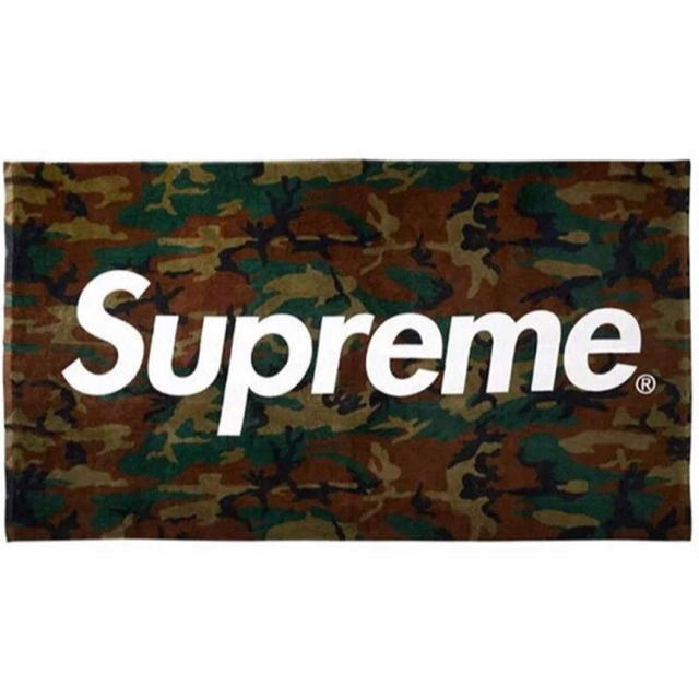 Supreme(シュプリーム)のSupreme Beach Towel camo インテリア/住まい/日用品の日用品/生活雑貨/旅行(タオル/バス用品)の商品写真