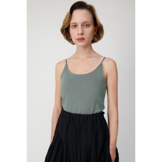 マウジー(moussy)のMOUSSY 新品 BACK SCOOP キャミ カーキ(キャミソール)