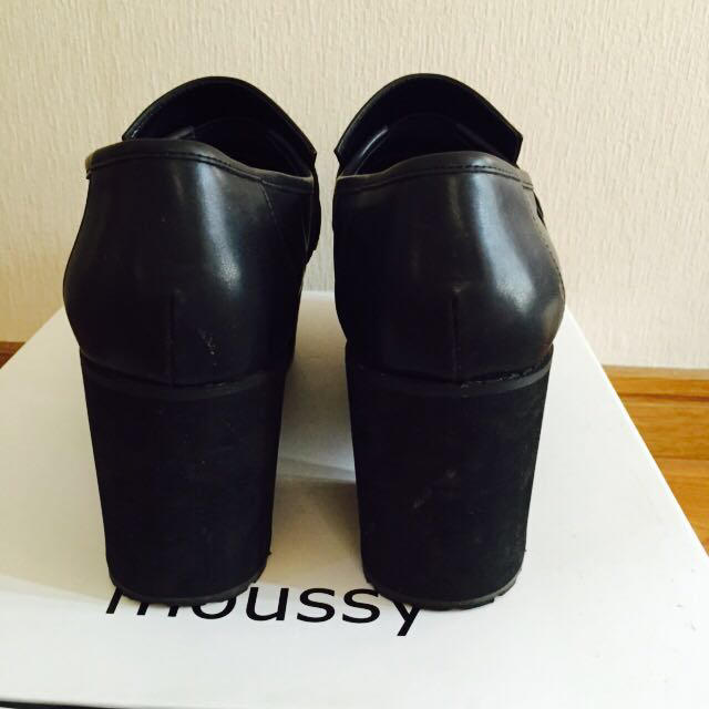 moussy 厚底ローファー