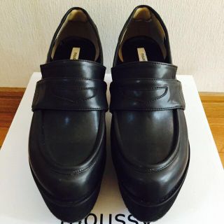 moussy 厚底ローファー