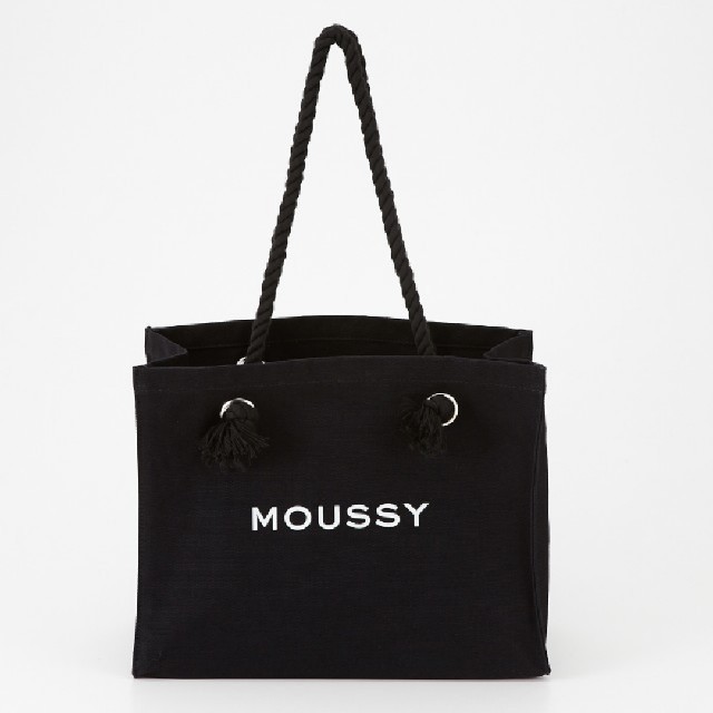 moussy(マウジー)のブラック MOUSSY SOUVENIR SHOPPER★今だけ！特別提供価格♪ レディースのバッグ(トートバッグ)の商品写真