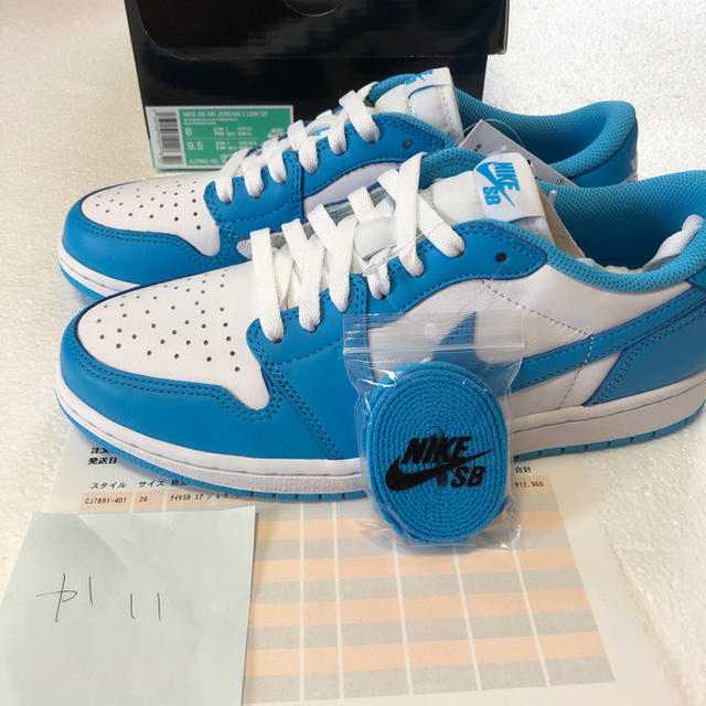 26cm NIKE SB AIR JORDAN 1 LOW QS unc