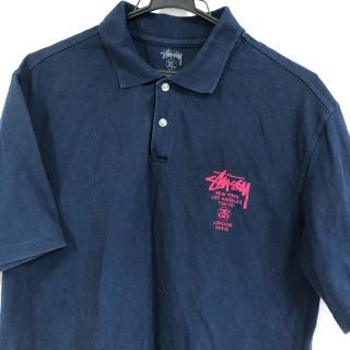 ステューシー(STUSSY)のstussy world tour polo xl ワールドツアー ポロシャツ(ポロシャツ)