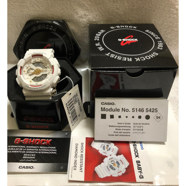 G-SHOCK(ジーショック)のG-SHOCK！ダイヤ埋込！夏にはホワイト！GA- 110DDR-7ADR 新品 メンズの時計(腕時計(アナログ))の商品写真