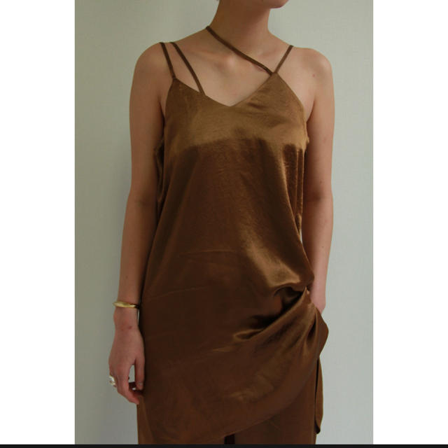 little suzie Diagonal Strap Satin Tunic