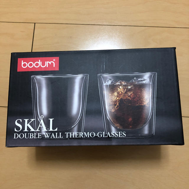 bodum(ボダム)のbodum SKAL DOUBLE WALL THERMO-GLASS インテリア/住まい/日用品のキッチン/食器(グラス/カップ)の商品写真