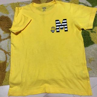 ユニクロ(UNIQLO)のUNIQLO ミニオンTシャツ 140cm きいろが可愛いでしょ✩.*˚(Tシャツ/カットソー)