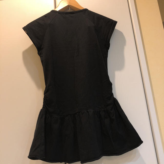 黒チュニック 160cm 女の子 ジュニア トップス NO-77 キッズ/ベビー/マタニティのキッズ服女の子用(90cm~)(Tシャツ/カットソー)の商品写真