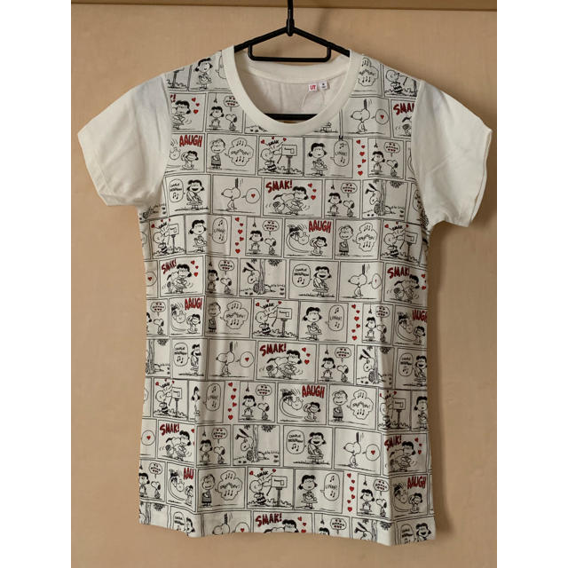 UNIQLO(ユニクロ)のmomo様専用 スヌーピーＴシャツ レディースのトップス(Tシャツ(半袖/袖なし))の商品写真