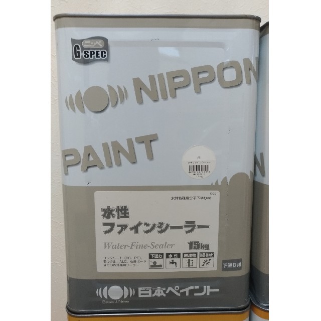 塗料　水性ファインシーラー　15kg 　日本ペイント インテリア/住まい/日用品のインテリア/住まい/日用品 その他(その他)の商品写真