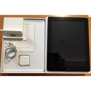 アイパッド(iPad)のiPad2 wi-fi 64GB （A1395）箱、充電器、ドック付き(タブレット)