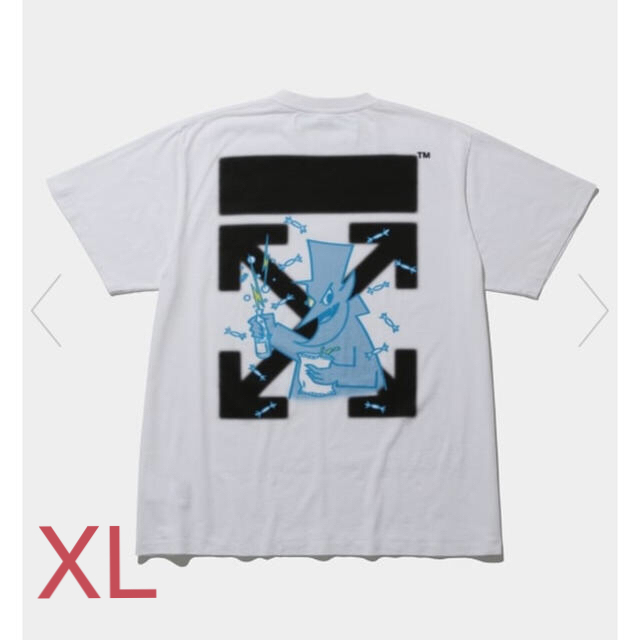 XLサイズ OFF-WHITE C/O FRAGMENT CEREAL TEE