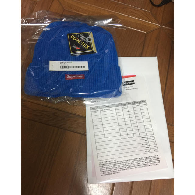 Supreme(シュプリーム)のSupreme GORE-TEX Beanie Blue  メンズの帽子(ニット帽/ビーニー)の商品写真