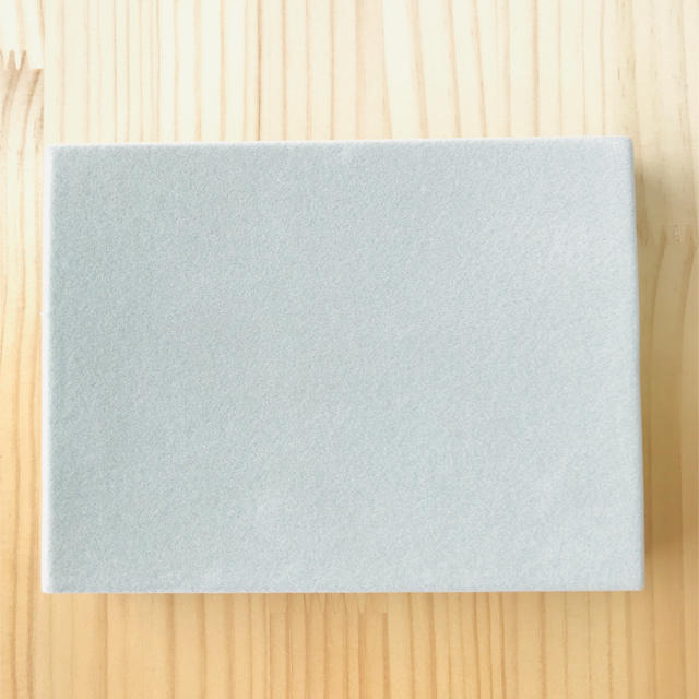 MUJI (無印良品)(ムジルシリョウヒン)の【15日21時まで】アクリルケース用・ベロア内箱仕切・格子・グレー インテリア/住まい/日用品のインテリア小物(小物入れ)の商品写真