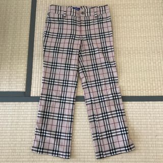 バーバリーブルーレーベル(BURBERRY BLUE LABEL)のバーバリーブルーレーベル チェック パンツ 38(カジュアルパンツ)