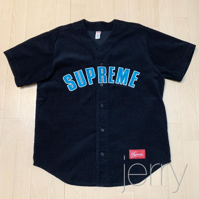 Supreme 18ss Corduroy Baseball Jersey