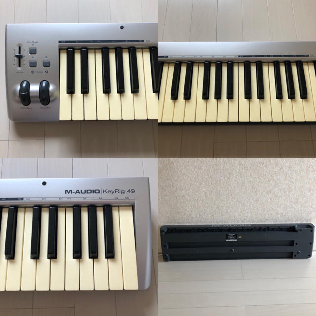  ☆美品☆ midiキーボード M-AUDIO KeyRig49 楽器のDTM/DAW(MIDIコントローラー)の商品写真