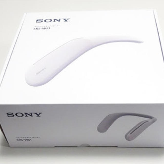 毎日大量出品 ソニー ウェアラブルネックスピーカー SONY SRS WS1 新品