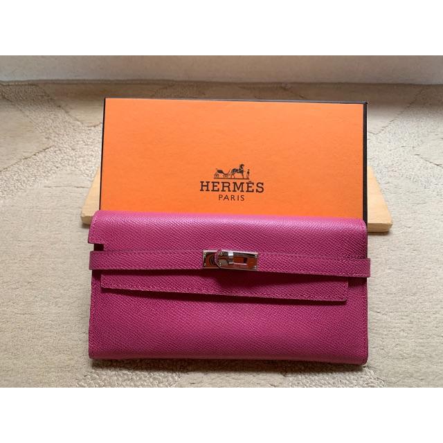 HERMES - ともりん：【エルメスピンクケリーウォレット】