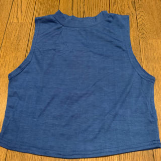 グレイル(GRL)のGRL 新品タグ付 ショート丈ノースリーブ(Tシャツ(半袖/袖なし))