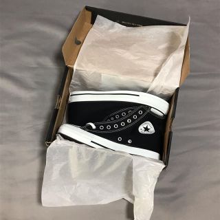 コンバース(CONVERSE)の新品 限定品！ コンバース オールスター インヒール ハイ 黒 24.5(スニーカー)