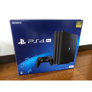 プレイステーション4(PlayStation4)のPS4 pro 1TB ブラック 中古美品(家庭用ゲーム機本体)