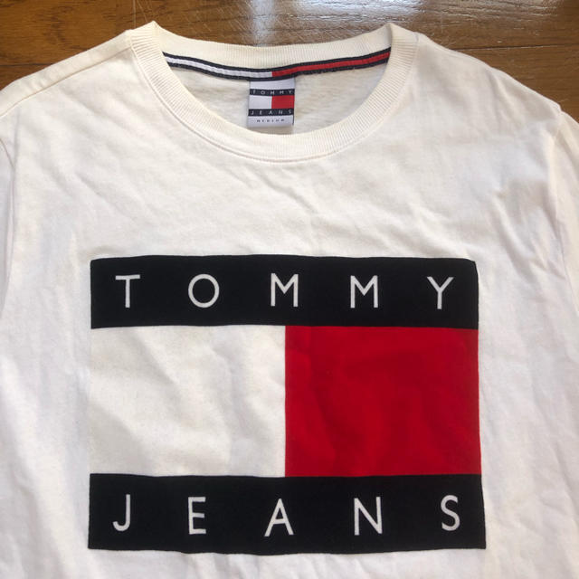 わからない TOMMY JEANS♡トミージーンズ♡Tシャツ♡ホワイト白 