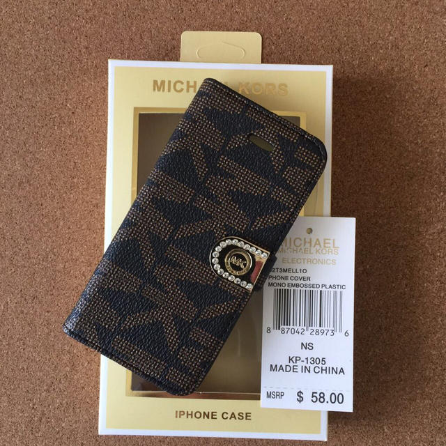 Michael Kors(マイケルコース)のマイケルコース iPhone5s ケース スマホ/家電/カメラのスマホアクセサリー(モバイルケース/カバー)の商品写真