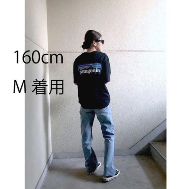 新品 速達 即日発送 M パタゴニア P6 ロゴ Tシャツ 黒 ブラック