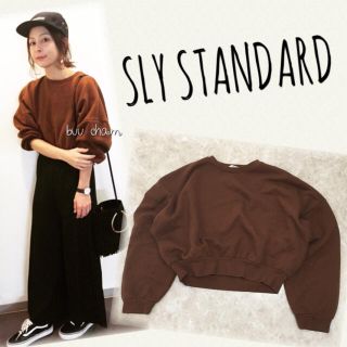 スライ(SLY)のSLY♡DROP SHOULDERSW TOPS ドロップショルダートップス(トレーナー/スウェット)