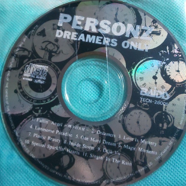 PERSONZ CD ドリーマーズ オンリー エンタメ/ホビーのCD(ポップス/ロック(邦楽))の商品写真