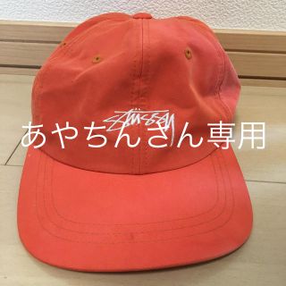 ステューシー(STUSSY)のSTUSSY STOCK LO PRO キャップ   オレンジ(キャップ)